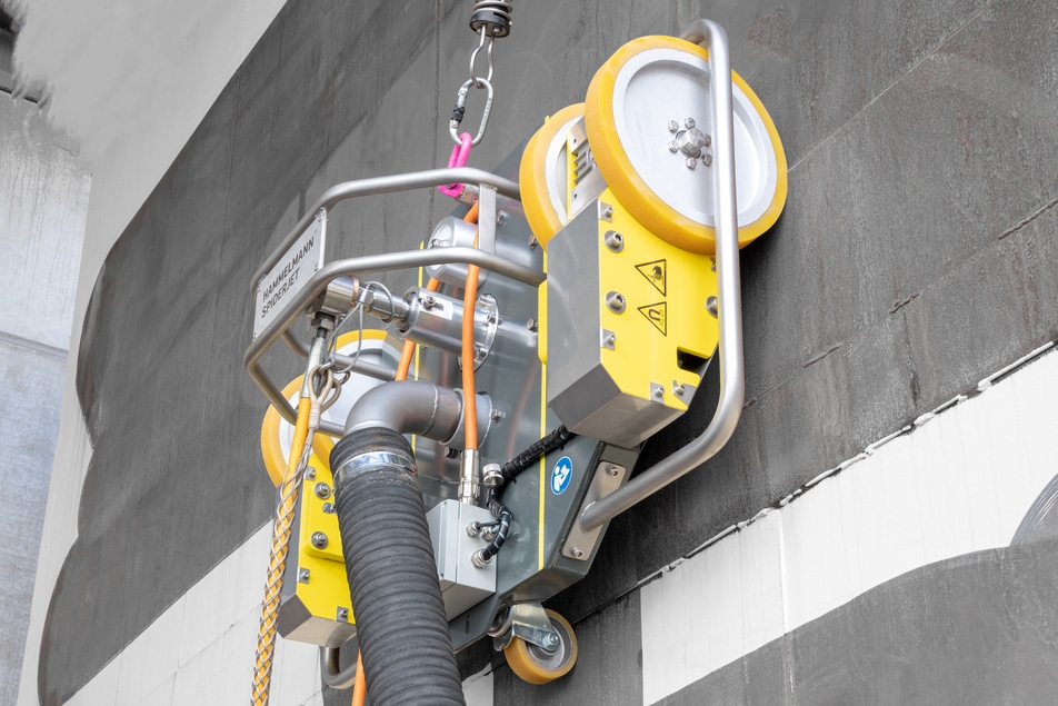 Eco robot para limpieza y preparación de superficies mediante Waterjetting, ISO 14001